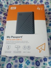 WD Passport 4TG Works With USB C