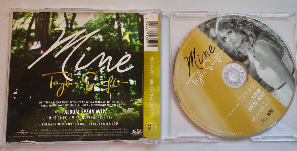 Taylor Swift - Mine CD Single - siehe Bilder - Bild 2 von 4