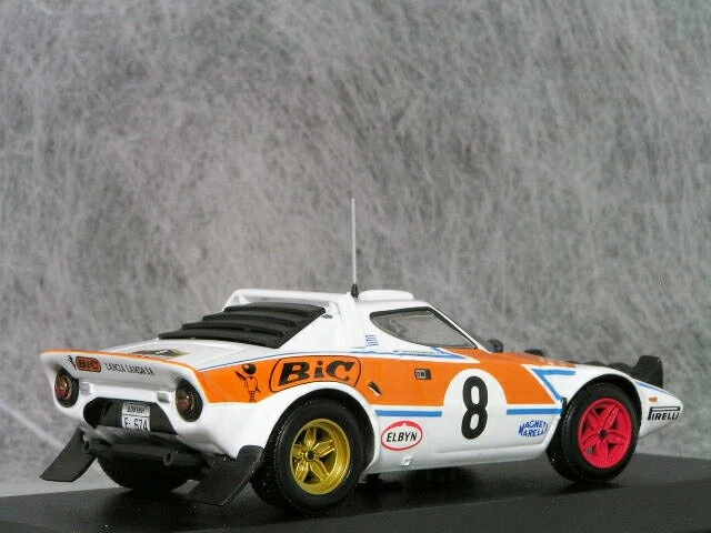 Minichamps 1/43 Lancia Stratos Rally 1978 Acropolis Rally Big #8 pressofuso - Immagine 2 di 3