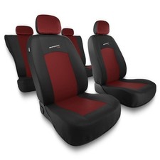 Produktbild von SPEESY Auto Leder Sitzbezüge Für Mercedes Benz B-Klasse B180 W246 B200 W246 B220 W246 B200 W242 B250 W246,5-Sitze Allwetter Wasserdichtes-rot