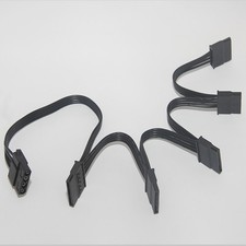 4Pin Female to SATA 15Pin Female Extension Cable 1 to 5 Power Cord Cable Line