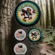 CLEVELAND LUMBER JACKS MASCOT 🦫🍕✌️🌆 CHICAGO PIZZA CO. VINTAGE PUCK MADE-🇨🇦