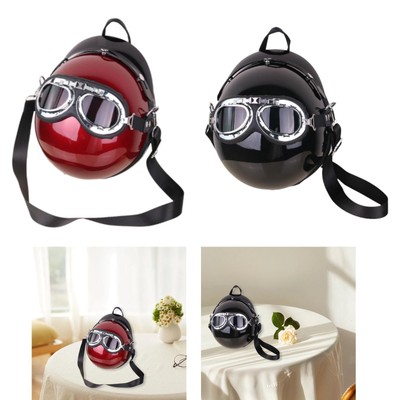 Helmförmige Tasche, süßer, kreativer Aufbewahrungsrucksack für Frauen,