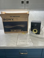 New Open Box Black Sony SS-MB150H Stereo Book Shelf Speakers