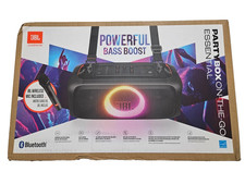 JBL PartyBox On-the-Go Portable Party Speaker with Built-In Lights and Mic OPEN