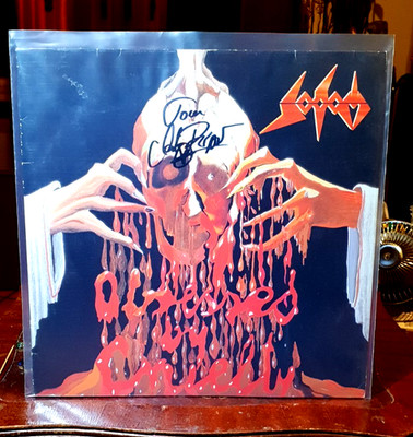 Sodom -Obsessed by Cruelty Vinyl mit Orig. Autogrammen von 1987