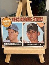 1968 Topps #287 Chicago White Sox Rookie Stars Mickey Abarbanel / Cisco Carlos