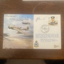 GB 1986 ”Vickers Wellesley” FDC RAF B22 Signed & Flown Cover + BFPS 2123 SHS