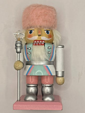 NEW PINK 7.48" WOOD FUR HAT NUTCRACKER DIAMOND STAFF HOBBY LOBBY FREE SHIP