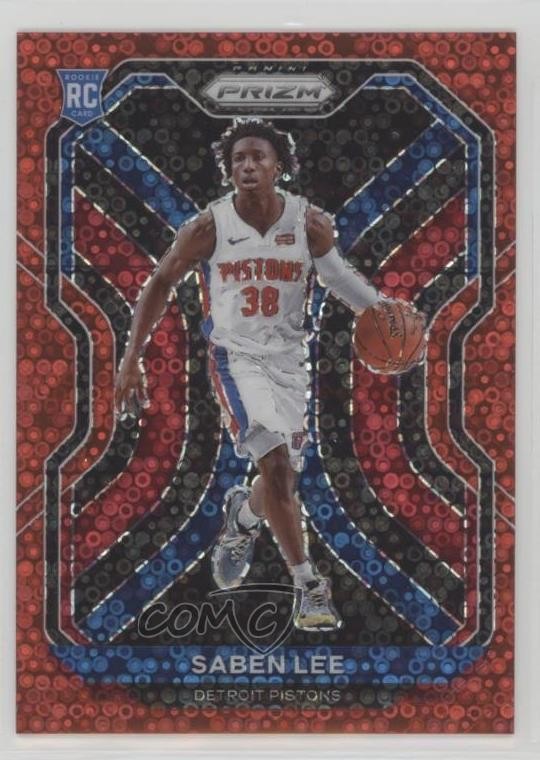 2020-21 Panini Prizm Fast Break Red Prizm /125 Saben Lee #261 Rookie RC 0nr3