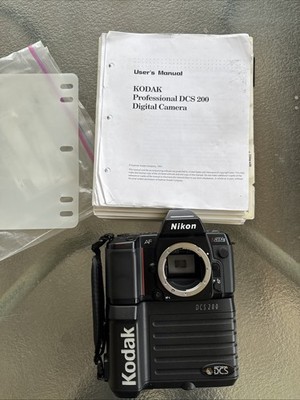Kodak Professional DCS 200 Digital SLR Camera With Manual Untested As Is
