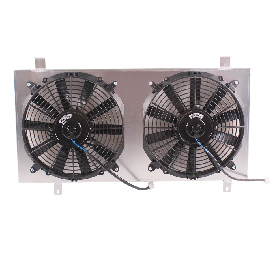 Cubierta del radiador + ventiladores para 2002-2007 2003 2004 Subaru Impreza WRX/STI 2,0 L 2,5 L MT Foto 2 de 4