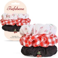 3PCS Satin Scrunchies for Women, Soft Satin Hair Ties No Damage-No Crease Hair