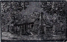 Old Matt's Cabin Shepherd of The Hills Country Branson MO Posted 1961 Postcard