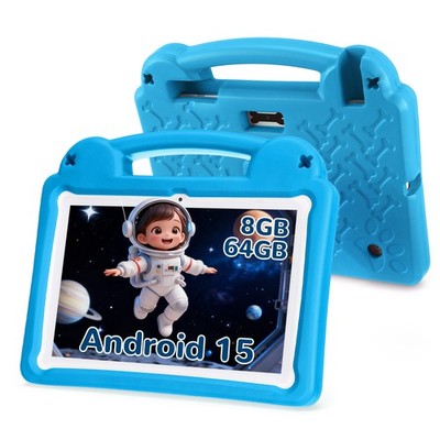 Kinder Tablet 10.1 Zoll 2025 8GB+64GB 5000mAh HD Dual Kamera Wifi6 Bluetooth OTG
