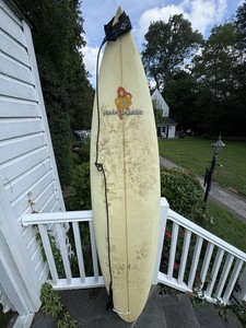 Vintage Original and Barely Used Plastic Fantastic Surfboard