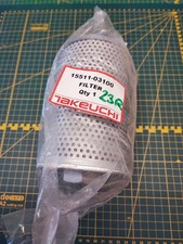 Genuine Takeuchi TB20R TB23R 15511-03100 Hydraulic Filter, Also Fits Some Kubota
