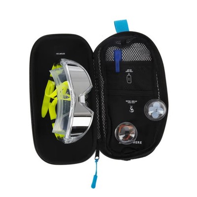 Aquasphere XL Mask Case - Black/Blue