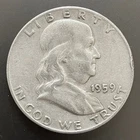 1959-D Franklin Half Dollar - 90% Silver