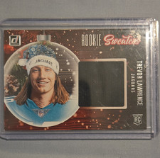 2021 Panini Donruss Trevor Lawrence #RS-TRL Jaguars NFL Rookie Sweaters Card. rookie card picture