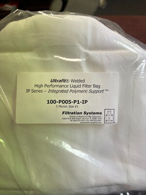 Ultrafit Welded High Performance Liquid Filter Bag Integrated Polymeric Support