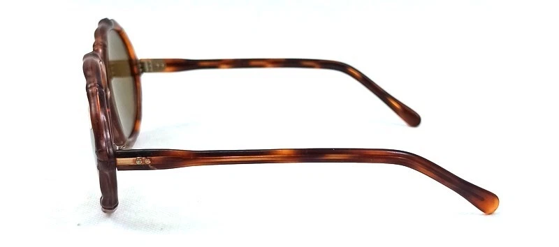 VINTAGE OWL-EYE SUNGLASSES NOS UNUSUAL TORTOISE FRAME FRANCE MADE 1950S PARTIES - Image 4 of 4