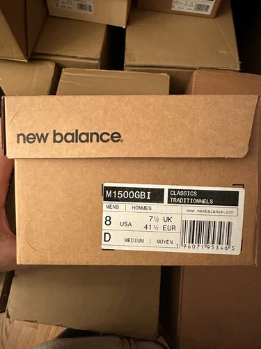 NEW Men's NEW BALANCE M1500GBI 1500 Made In England MiUK Shoes Brown