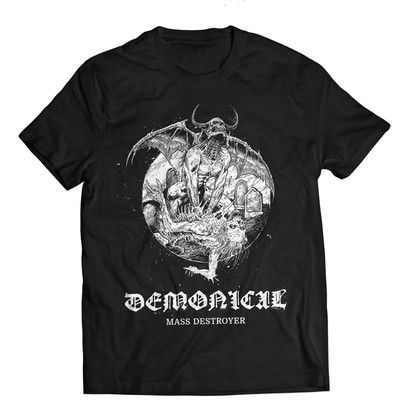 Demonical - Mass Destroyer Band T-Shirt - Official Merch