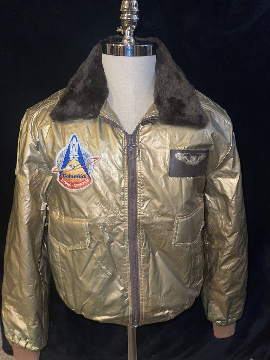Mens Vtg Rare Jim Watkins Columbia Gold Embroidered Jacket Mens Vtg Rare Jim Watkins Columbia Gold Embroidered Jacket