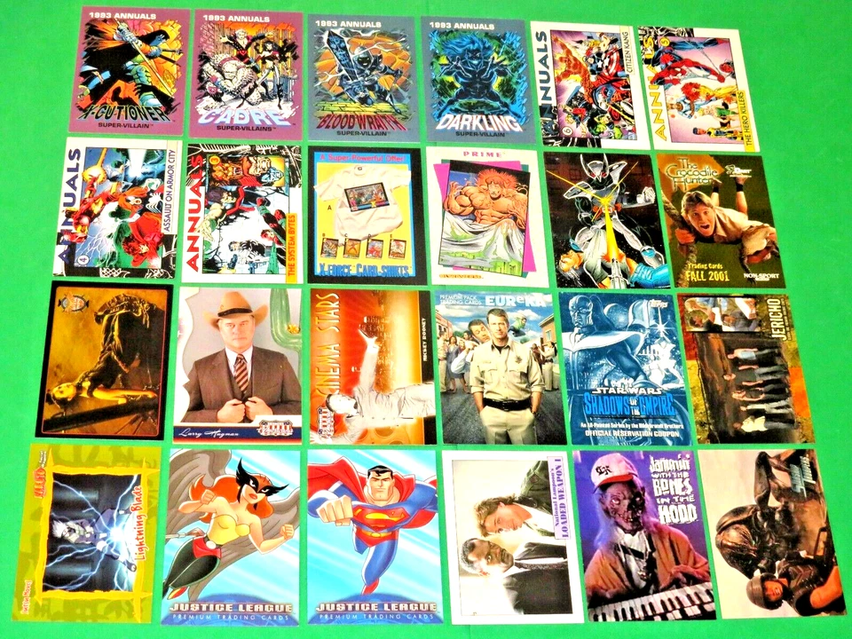 1991-2020 MOVIES TV MARVEL PROMO 280 CARD LOT X-FILES STAR WARS TREK WIZARD DC - Image 3 of 4