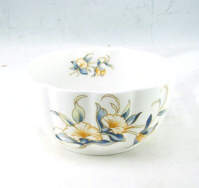 Aynsley Bone China Just Orchids Offene Zuckerschüssel
