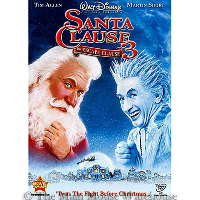 Disney Tim Allen Family Christmas Comedy The Santa Clause 3 Escape