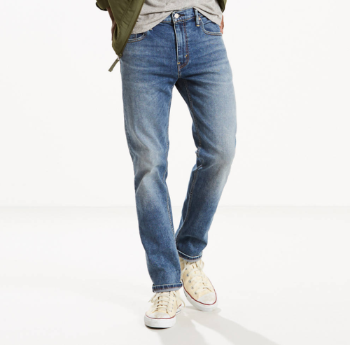 Genuine LEVIS Mens 502 Regular Taper Blue stretch Denim Jeans | eBay