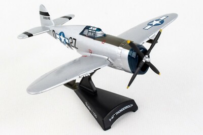 POSTAGE STAMP (PS5359-4) USAAF P-47 ''KANSAS TORNADO'' 1:100 SCALE DIECAST MODEL