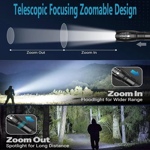 Taktisch 4 in 1 Zoom RGBW Rot Grün Blau Weiß Taschenlampe Licht LED Jagd Lampe - Bild 4 von 12