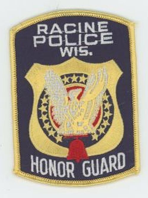 WISCONSIN WI RACINE POLICE HONOR GUARD NICE SHOULDER PATCH SHERIFF | eBay