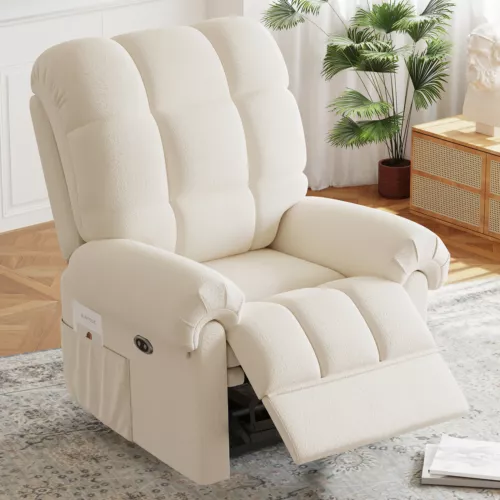 Elektrisch Relaxsessel mit Liegefunktion Fernsehsessel Sofa Relaxstuhl TV Sessel - Bild 3 von 12