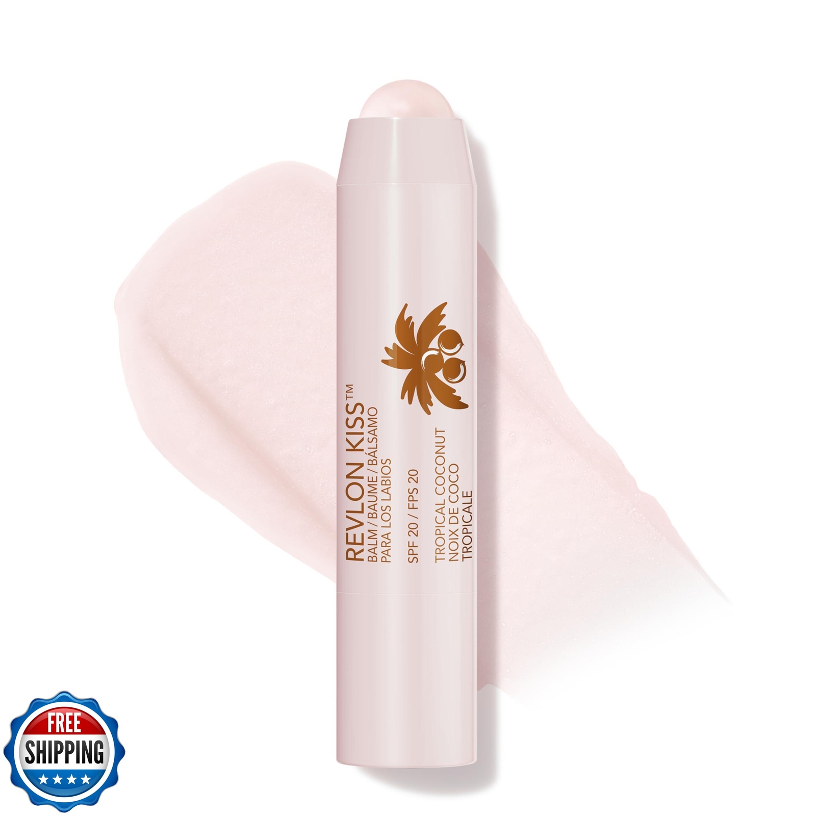 Revlon Kiss SPF 20 Hydrating Tinted Lip Balm with Natural Oils-image