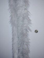 Dove Grey gray Heavyweight Marabou Feather Boa 72" 6ft - NWOT
