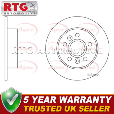 Rear 1x Brake Disc Fits Renault Espace Avantime 2.0 2.2 D dCi TD 3.0 6025370406