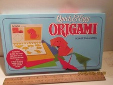 QUICK AND EASY "ORIGAMI" MAKING. W/EXTRA PAPER. TOSHIE TAKAHAMA. DOGGIE KIT.