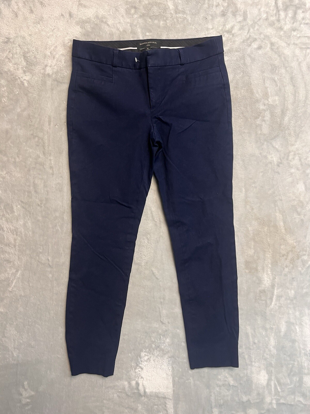 Banana Republic Womens Sloan Fit Ankle Pants Skinny Navy Size 2