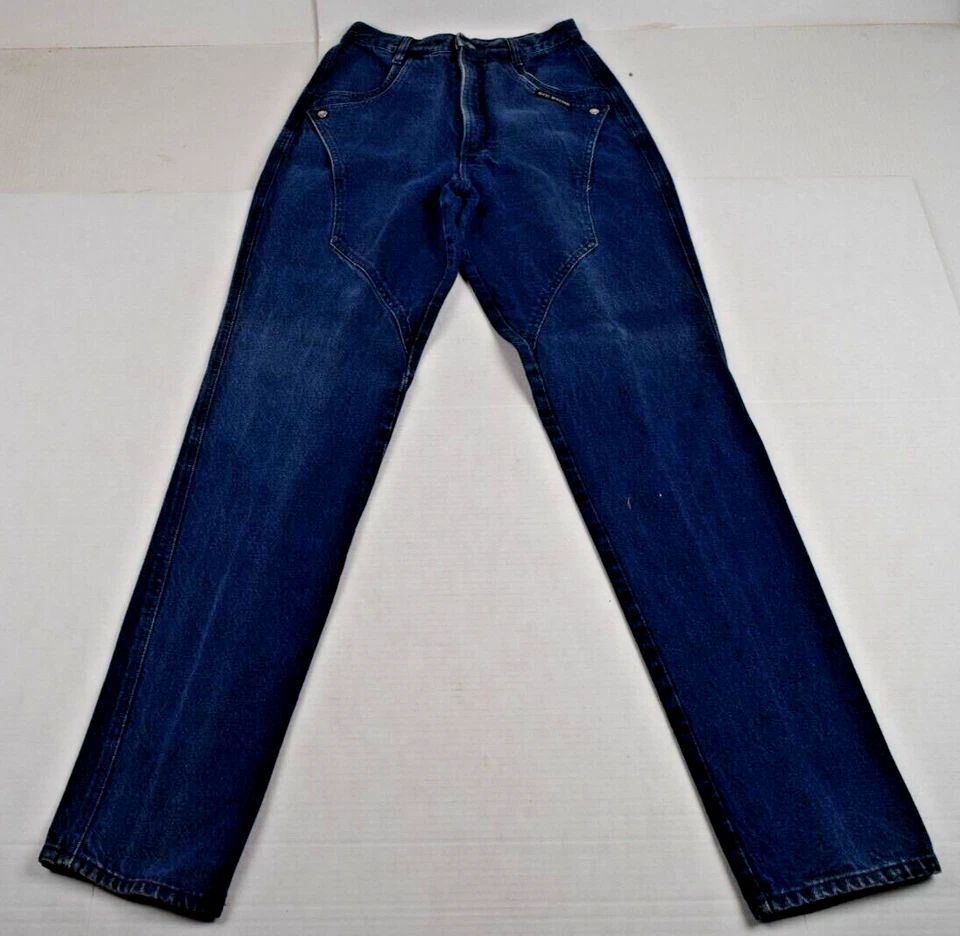 Jeans de montar vintage Rocky Mountain talla W28 L34 años 80 azul cintura alta hechos en EE. UU. Foto 2 de 4