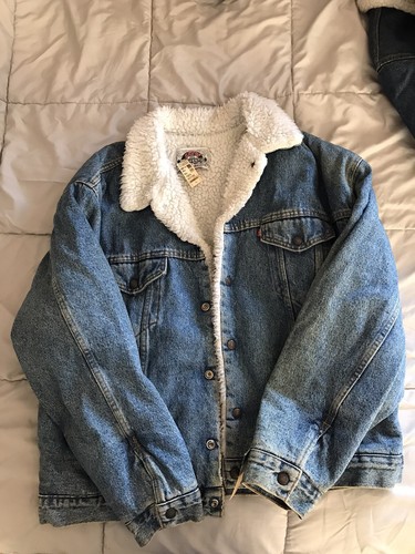 80s Vintage New With Tags - Levi's Sherpa Trucker 70609-4891 | eBay