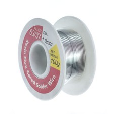 Rosin Core Flux 63/37 Tin Lead 1.0mm Soldering Solder Wire 100g Spool Welding