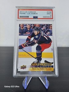 2017-18 Upper Deck Series 2 UD Canvas Young Guns #C98 Pierre-Luc Dubois PSA 9