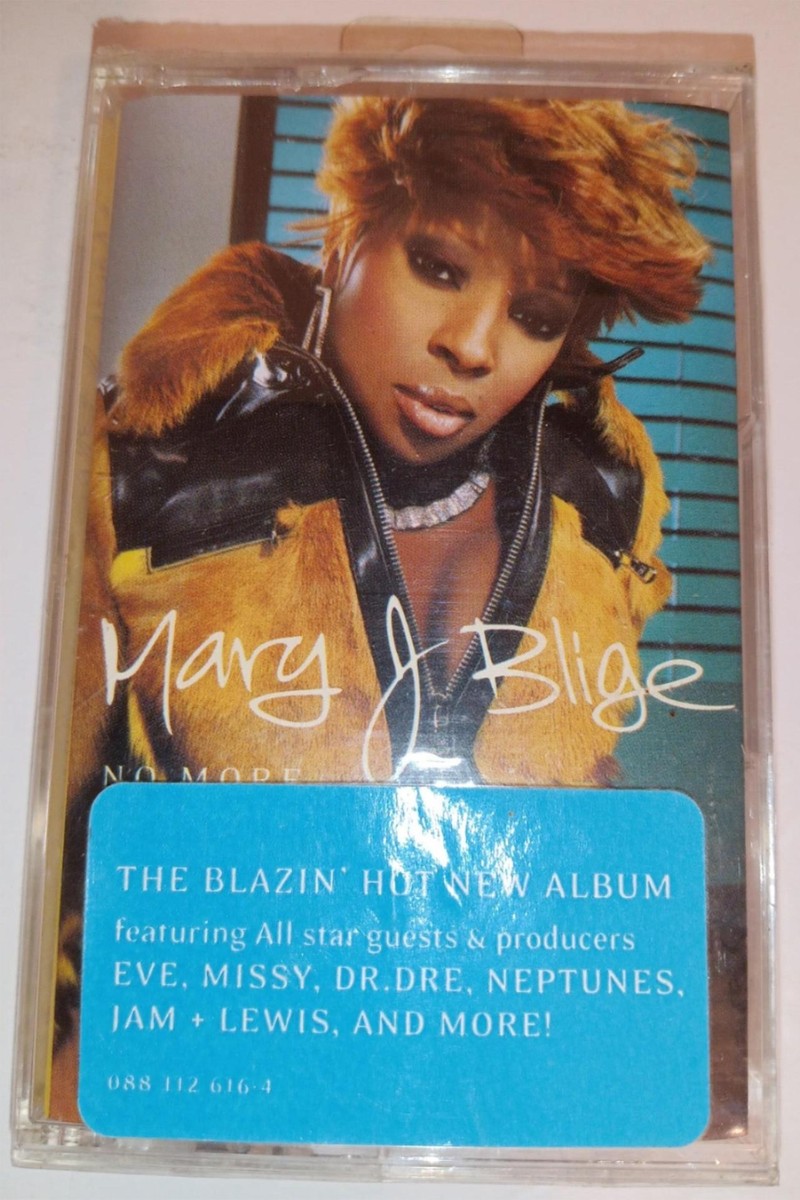 Mary J Blige No More Drama Cassette Tape NEW SEALED with Hype