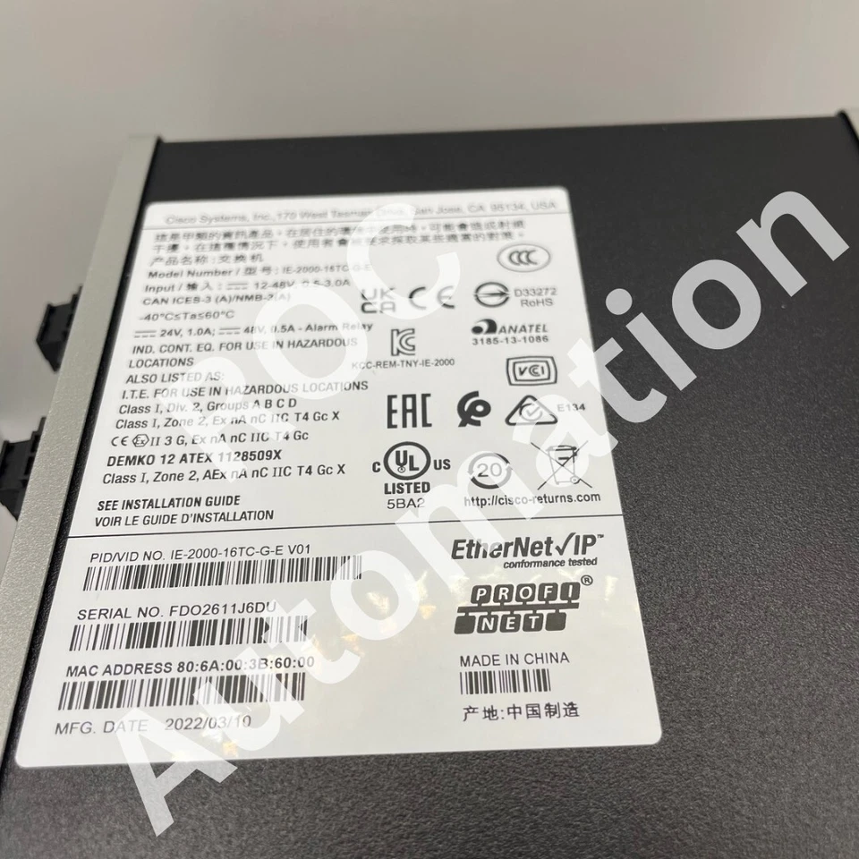 New Cisco IE-2000-16TC-G-E Industrial Ethernet Switch - Image 4 of 4