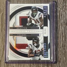 2023 Panini National Treasures Nico Collins Dameon Pierce Dual Patch /25