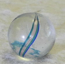 14553m Peewee .47 Inches Vintage Coreless German Swirl Marble